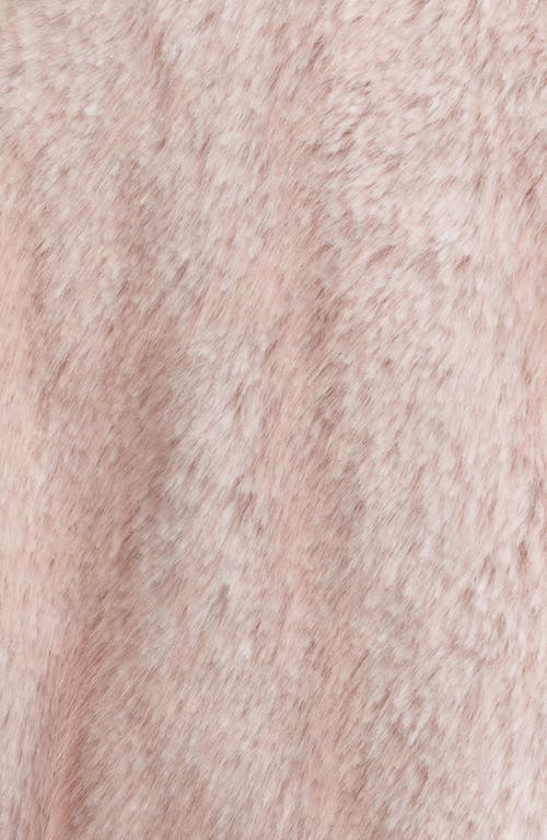 Thread & Supply Short Faux Fur Coat In Pink