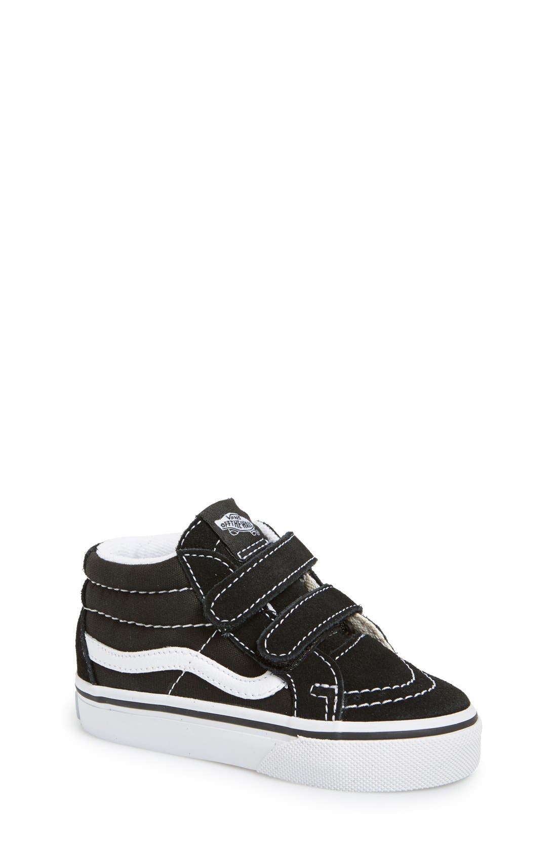 'Sk8-Mid Reissue' Sneaker, Main, color, BLACK TRUE