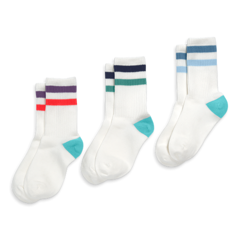 Kids Athletic Sock 3-Pack
