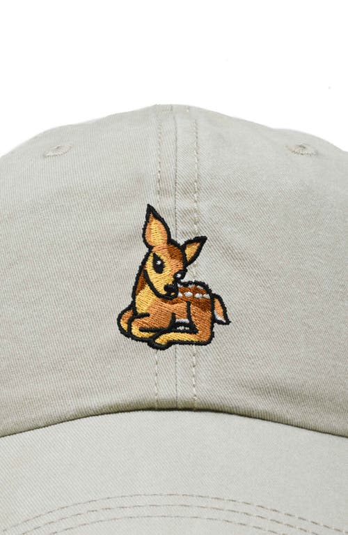 DALIX DALIX FAWN EMBROIDERED OUTDOOR CAP 