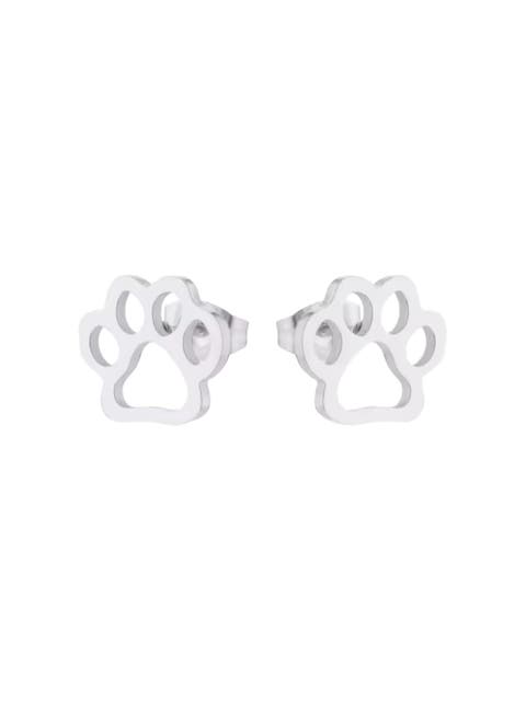 CharmedPaw Paw Print Stud Earrings