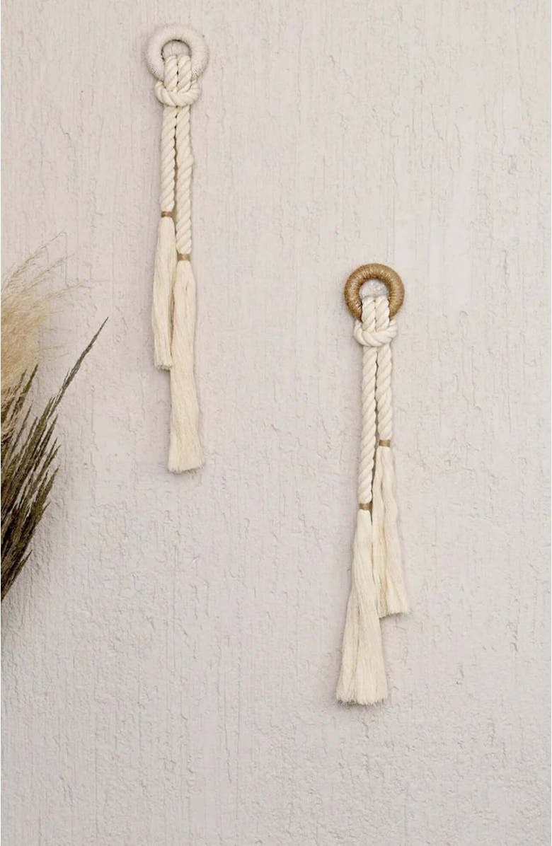 Rafful Estudio Emma Petite Collection Wall Hanging, Alternate, color, White