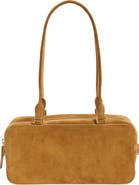 Veronica Beard Boxy Suede Shoulder Bag