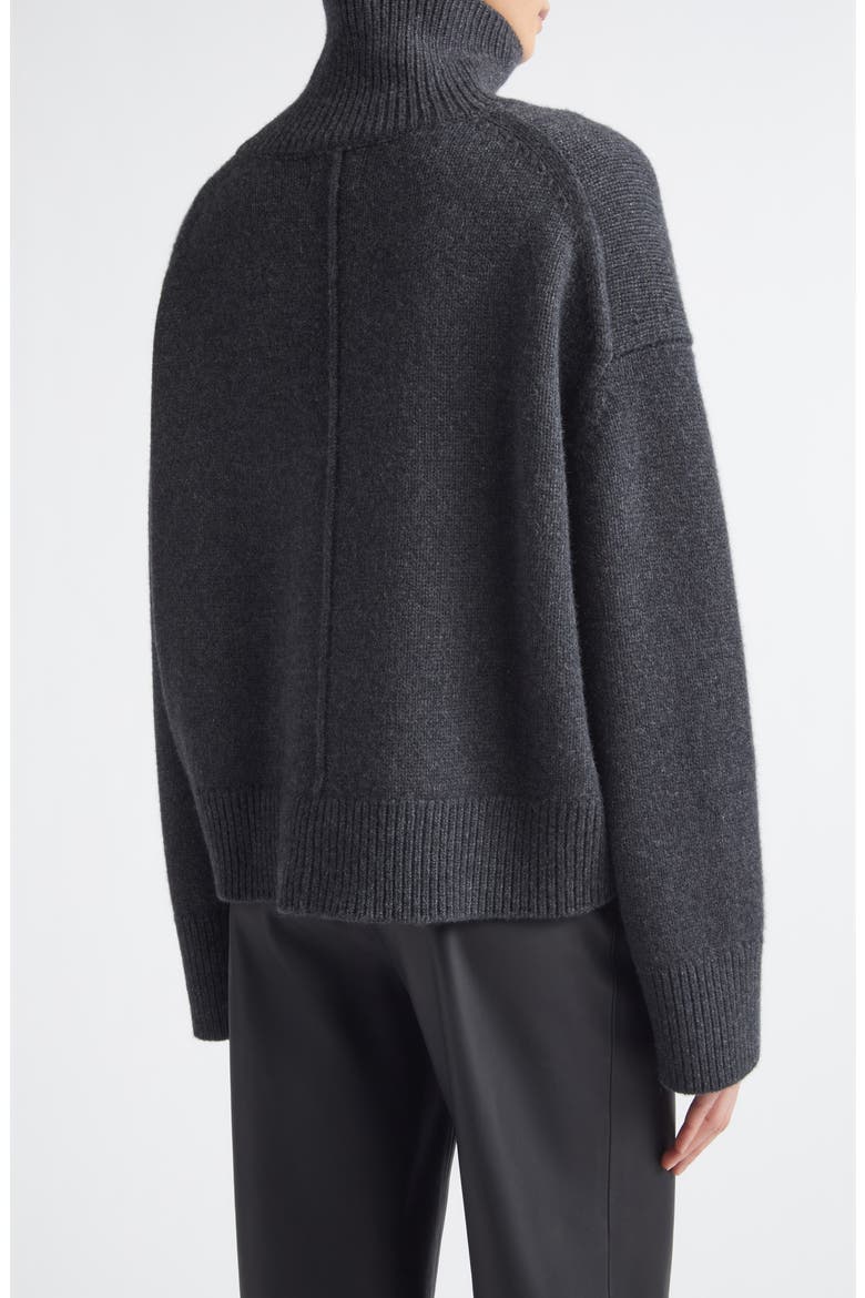 Jonah Cashmere Turtleneck Sweater, Alternate, color, CHARCOAL
