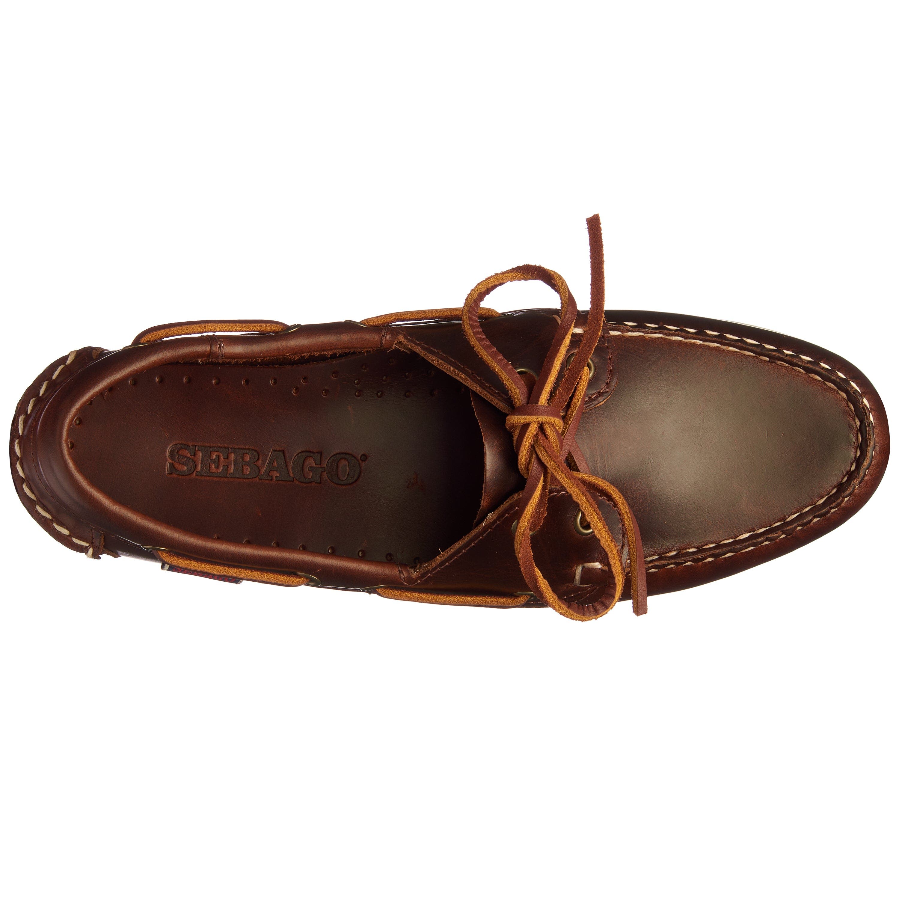 Sebago Jacqueline Waxy Woman Boat Shoes, Alternate, color, Brown