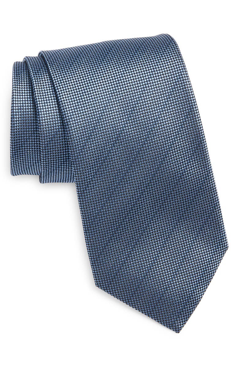 Nordstrom Solid Silk Tie, Main, color, 
