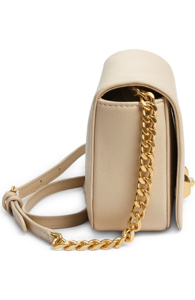Rebecca Minkoff Amour Leather Crossbody Bag, Alternate, color, Latte