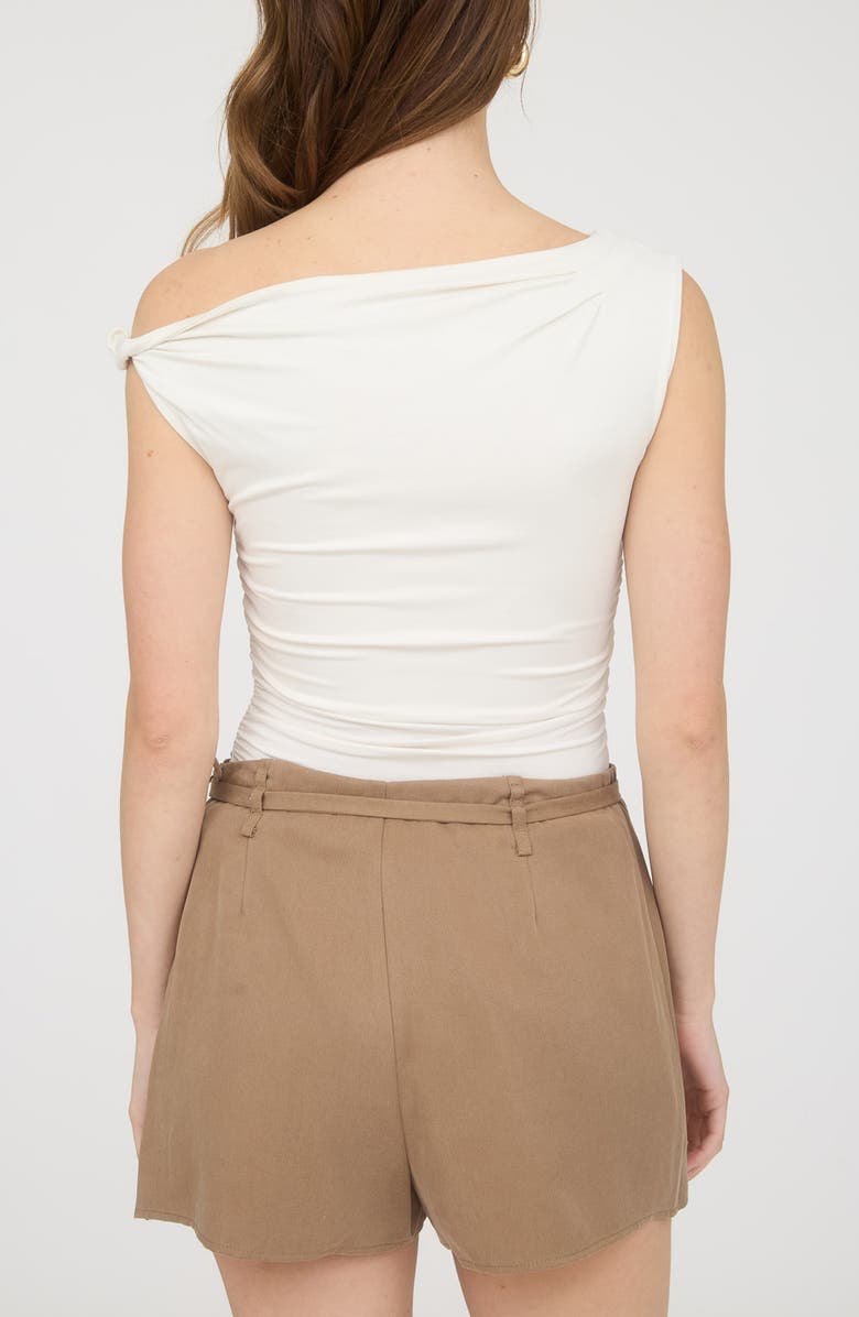Blu Pepper One-Shoulder Top, Alternate, color, Ivory