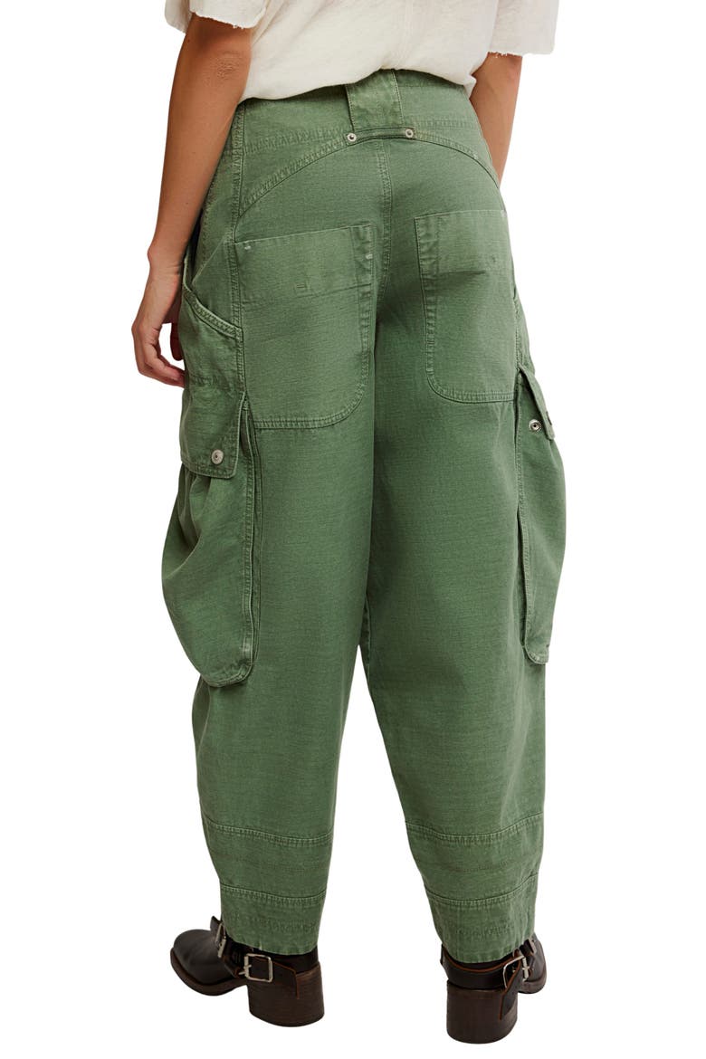 Brentwood Slouch Cargo Pants, Alternate, color, AGED GREEN