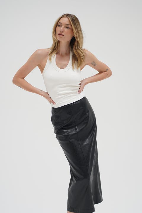 Jules Double Layer Ribbed Halter