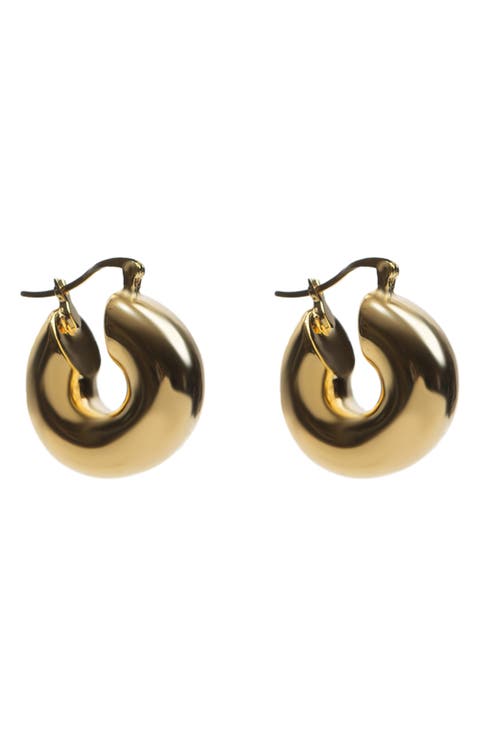 Bold Tube Hoop Earrings