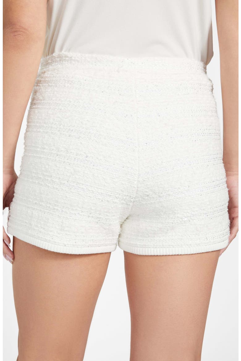 Clara Sweater Shorts, Alternate, color, WHITE