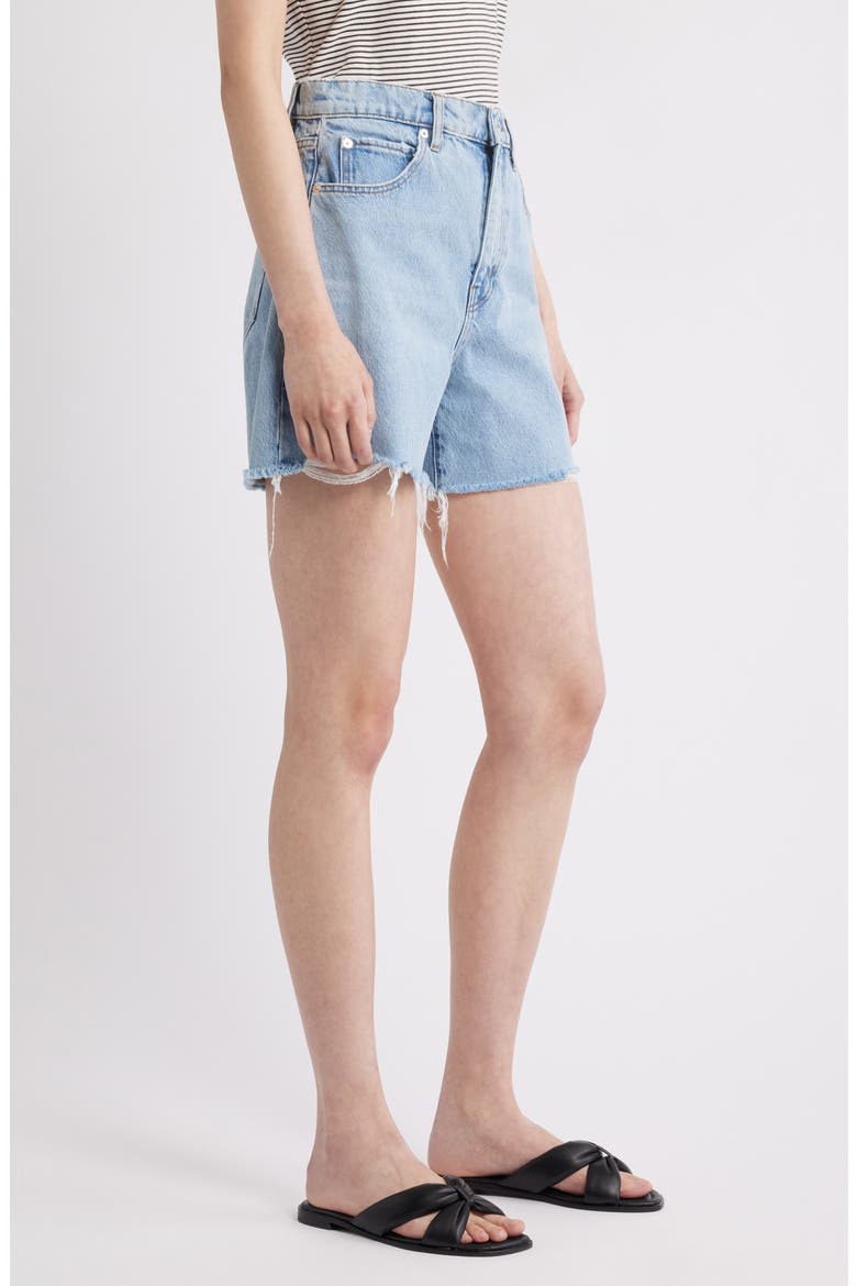 The Easy High Waist Cutoff Shorts, Alternate, color, SWINDLE