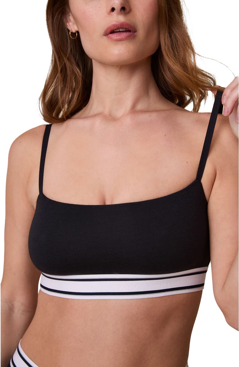 Harper Wilde Cloud Cotton Retro Bandeau Bralette, Alternate, color, 
