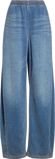 Alexander Wang Elastic Waist Brushed Denim Sweatpants Nordstrom