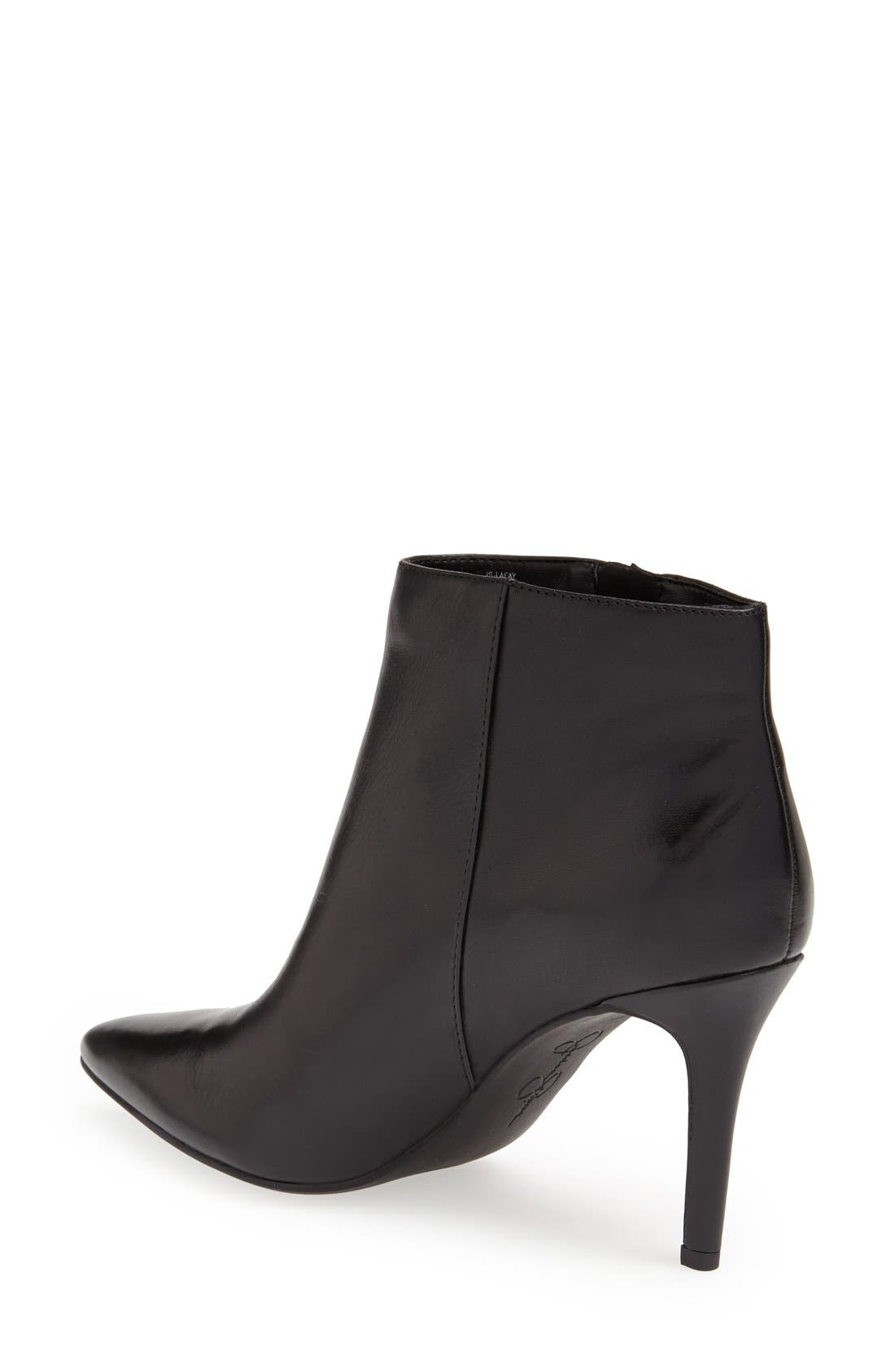 'LaFay' Bootie, Alternate, color, BLACK