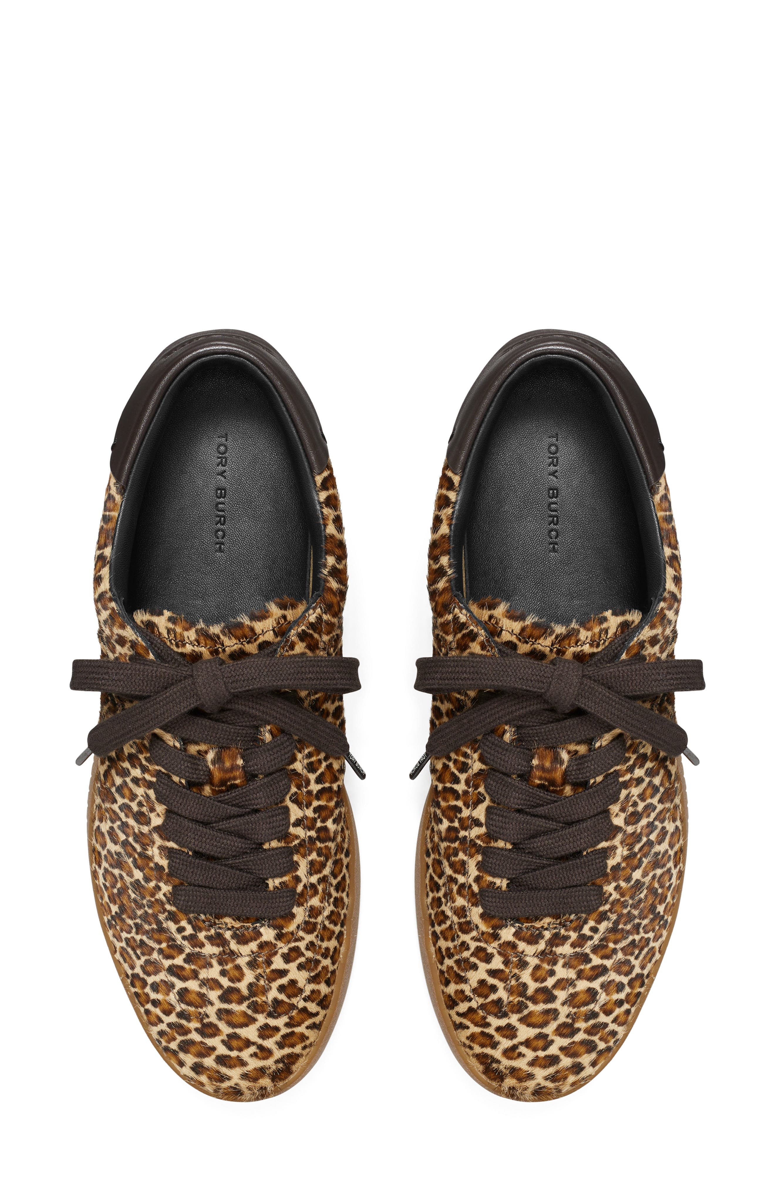 Tory Burch Phoenix Genuine Calf Hair Sneaker, Alternate, color, Leopard Print Calf Hair