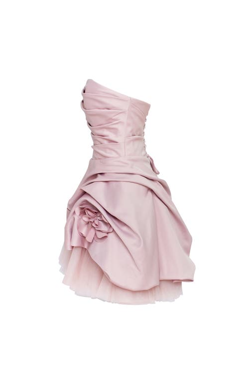 Milla Rosette Mini Dress In Pink