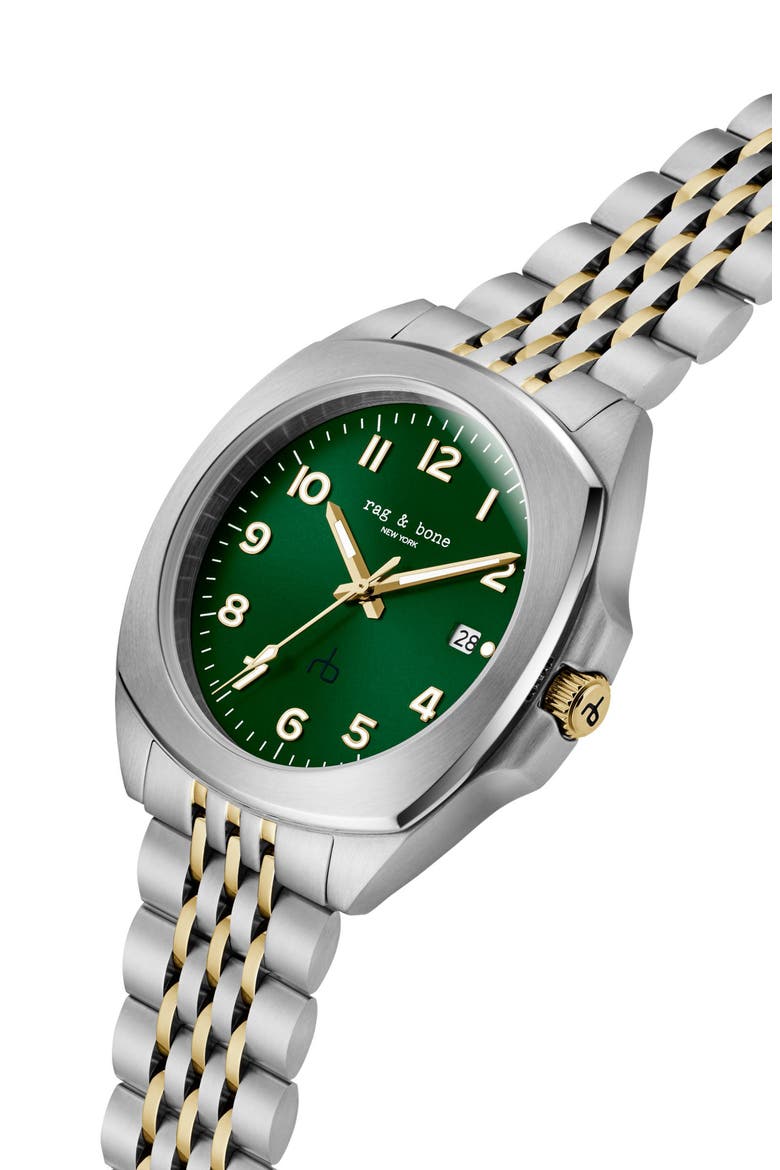 Bleeker Bracelet Watch, 40mm, Alternate, color, TWO TONE