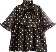 Sister Jane Swing Spot Organza Babydoll Minidress