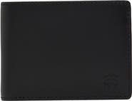 Brooks Brothers Slim Bifold Leather Wallet