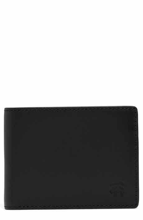 Brooks Brothers Slim Bifold Leather Wallet