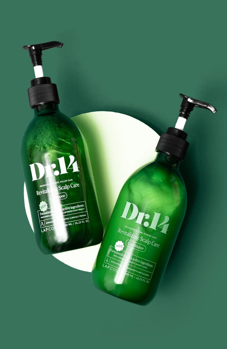 LAPCOS Dr.14 Revitalizing Scalp Care Conditioner, Alternate, color, Green
