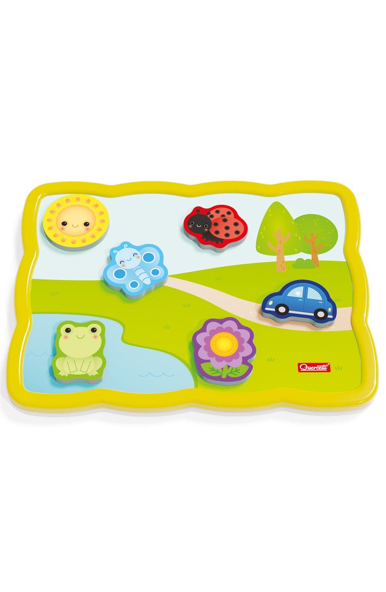 Quercetti Smart Puzzle First Colors 13 Piece Doublesided Magnetic, Alternate, color, 