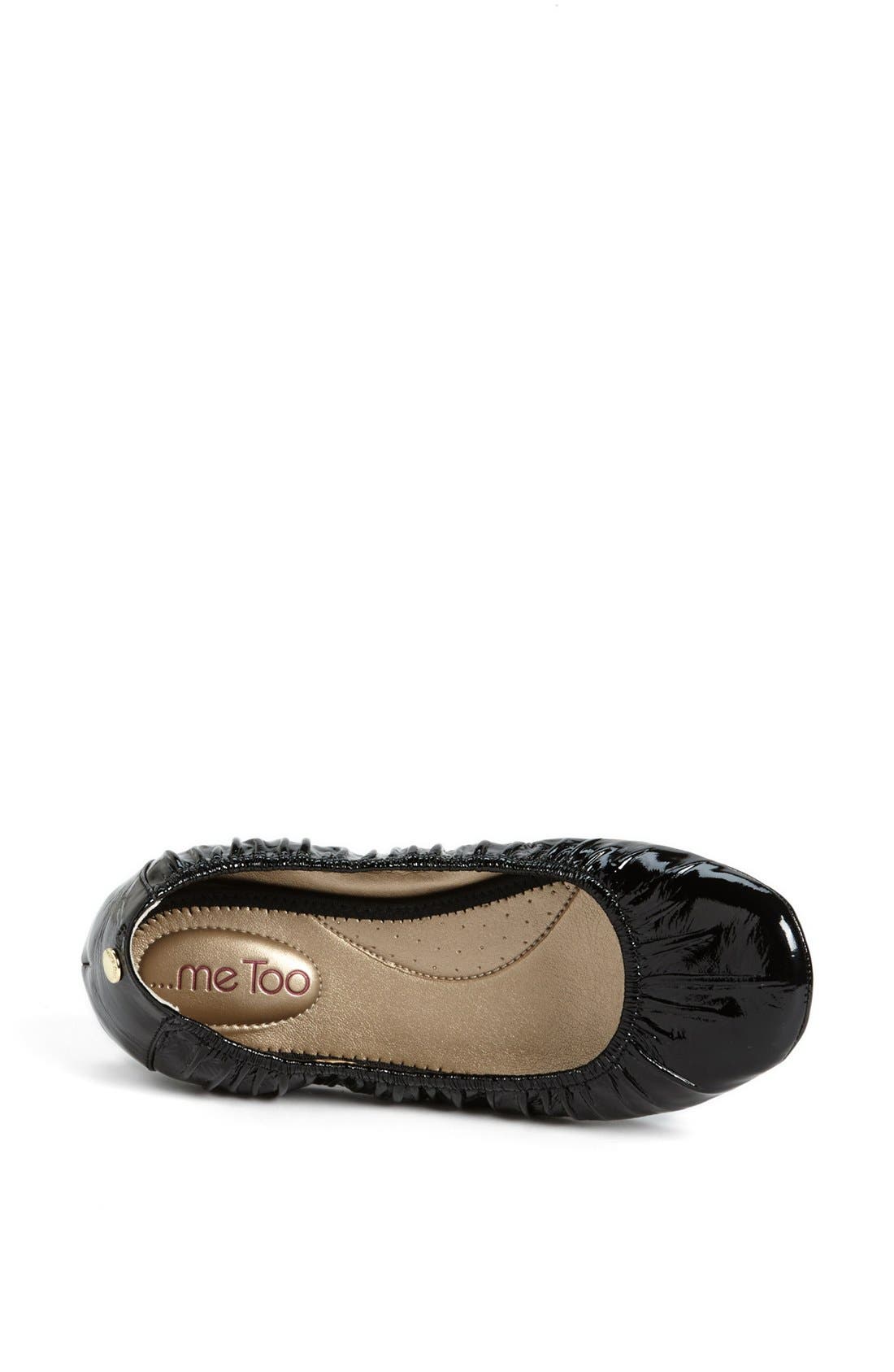 'Fiore' Flat, Alternate, color, BLACK PATENT