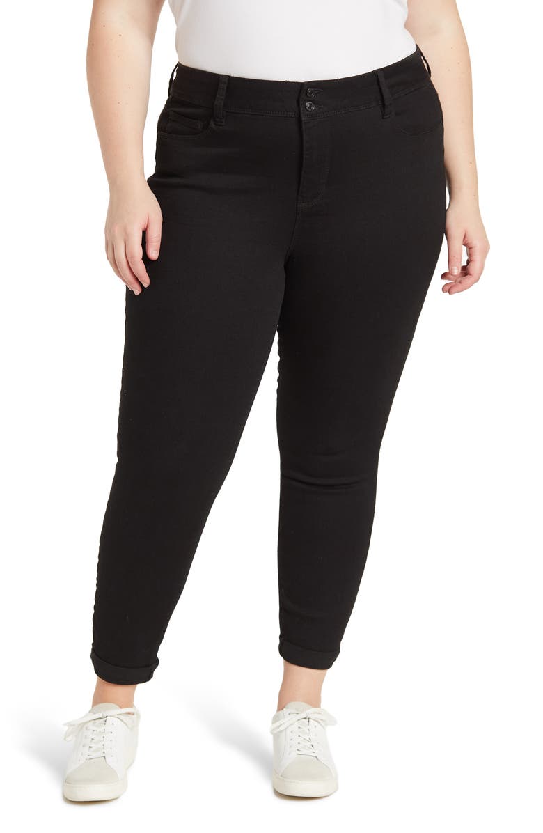 ROYALTY FOR ME 2-Button Ankle Cuff Jeans, Main, color, 