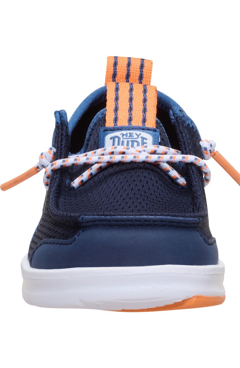 Hey Dude Kids' Wally Hey2O Wander Mesh Slip-On, Alternate, color, Navy