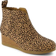 TOMS Kids' Clare Zip Wedge Bootie