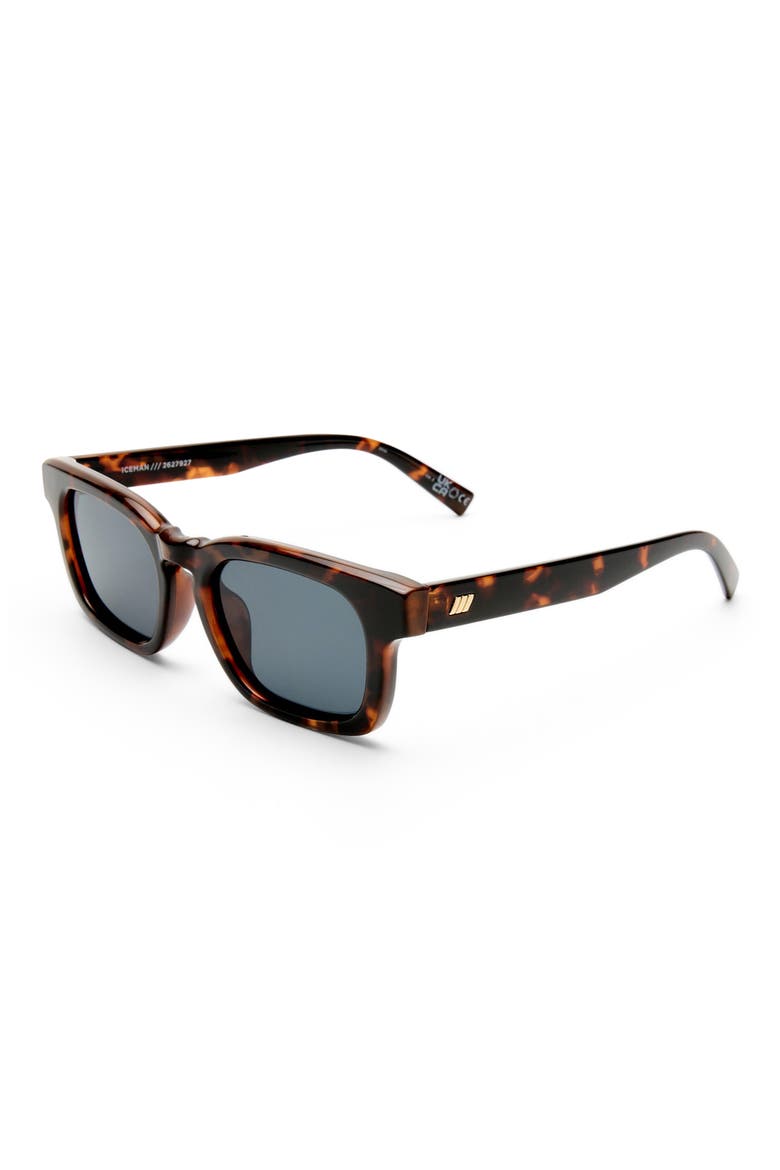 Iceman 52mm Square Sunglasses, Alternate, color, TOKYO TORT / SMOKE MONO