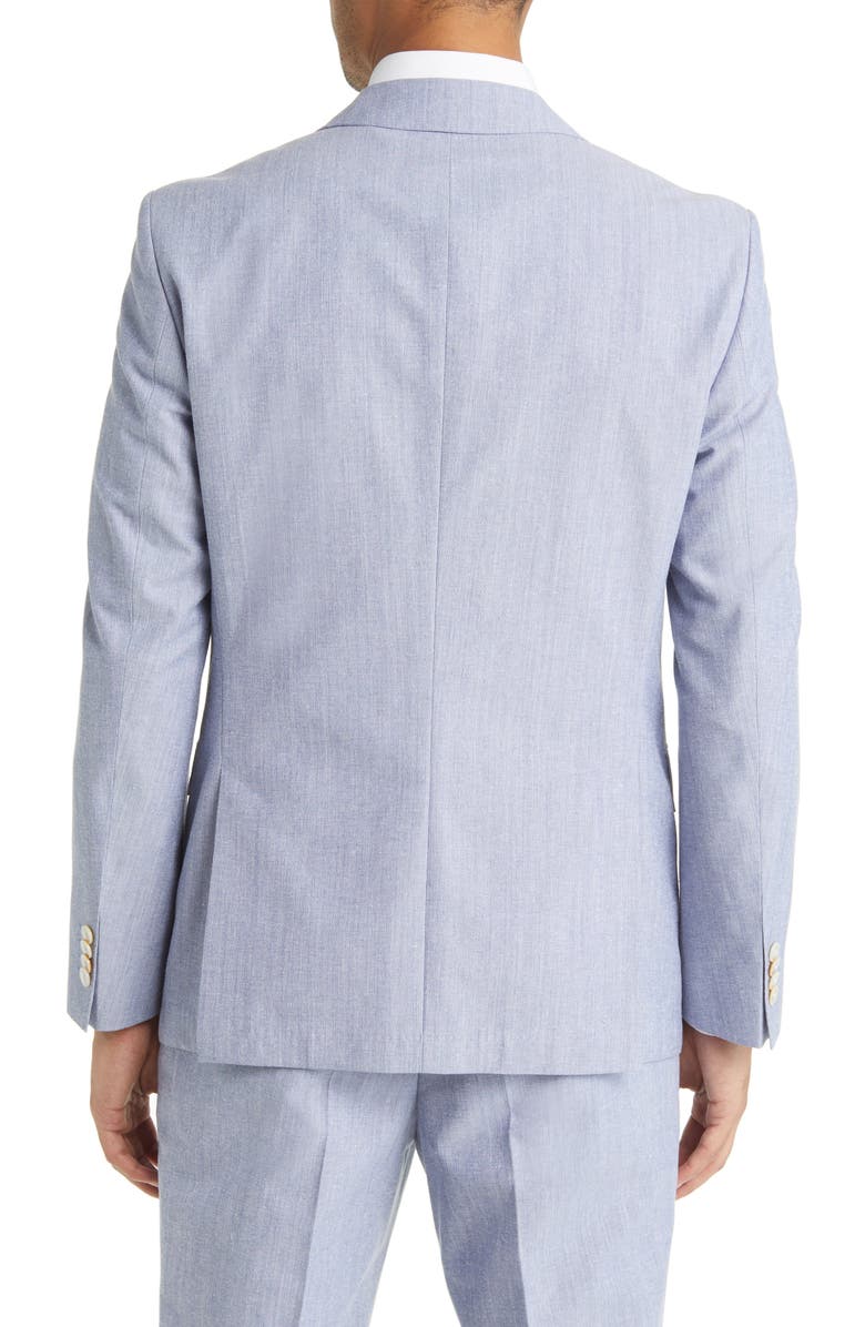 BOSS Hutson Cotton Blend Blazer, Alternate, color, Nvy