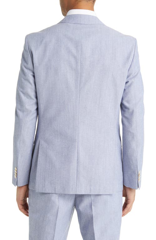 Hugo Boss Boss Hutson Cotton Blend Blazer In Blue