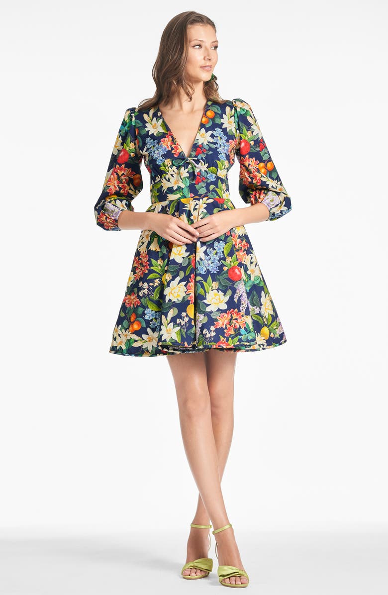 Sachin & Babi Dolce Floral Flare Minidress, Alternate, color, 
