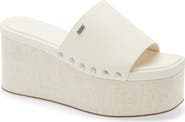DKNY Alvy Platform Slide Sandal