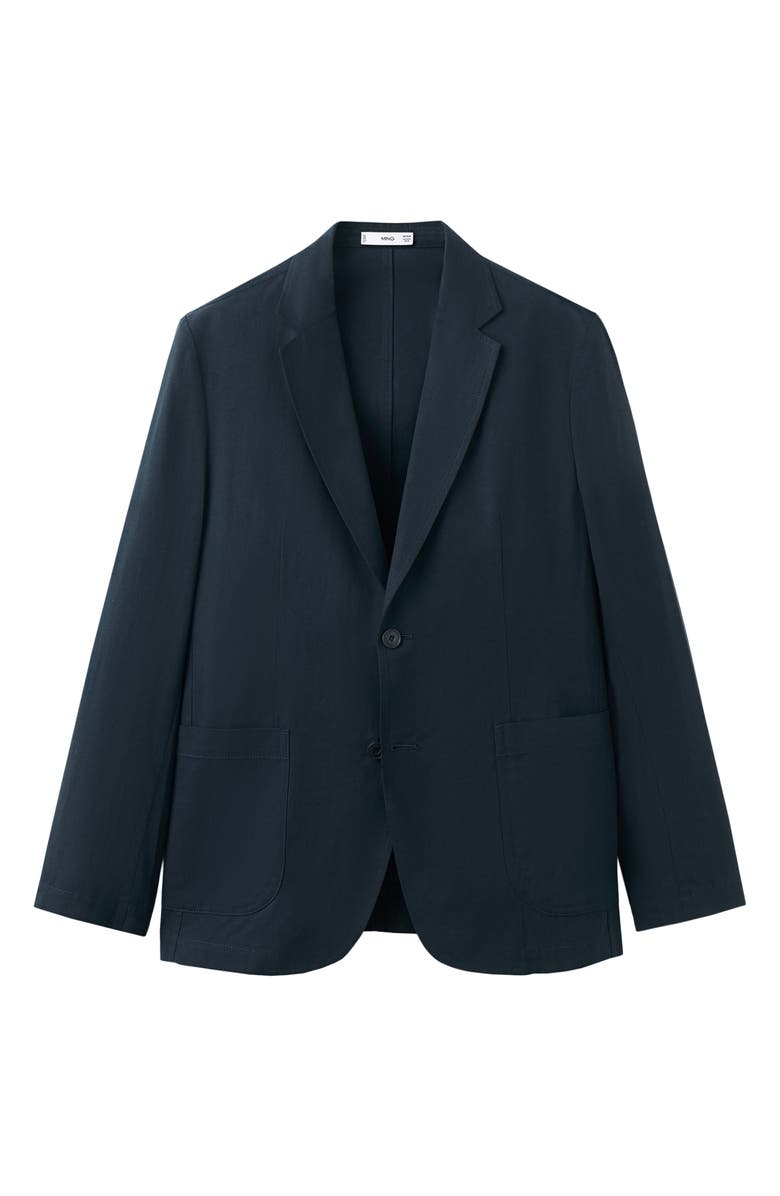 MANGO Slim Fit Blazer, Alternate, color, Navy