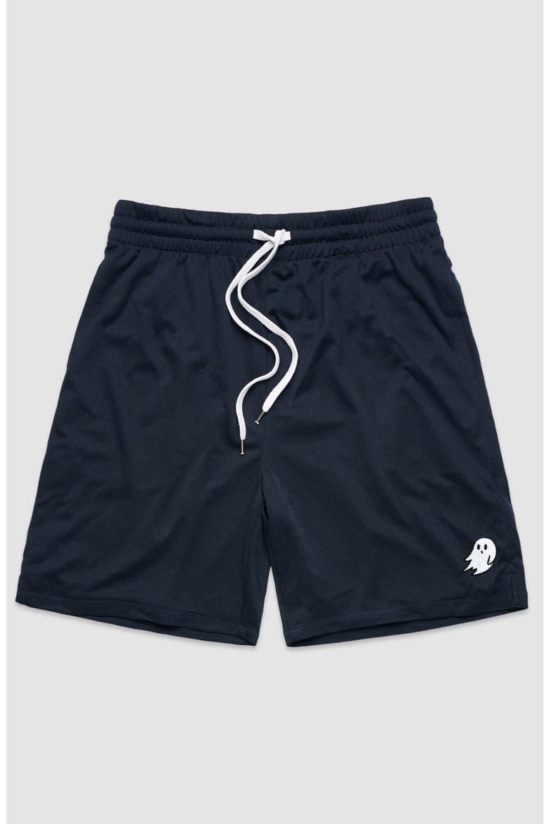 Mens Ghost Midweight Court Short, Main, color, Navy Blue