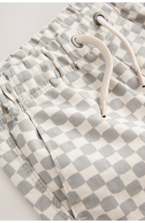 NEXT NEXT KIDS' CHECKERBOARD PRINT COTTON DRAWSTRING SHORTS