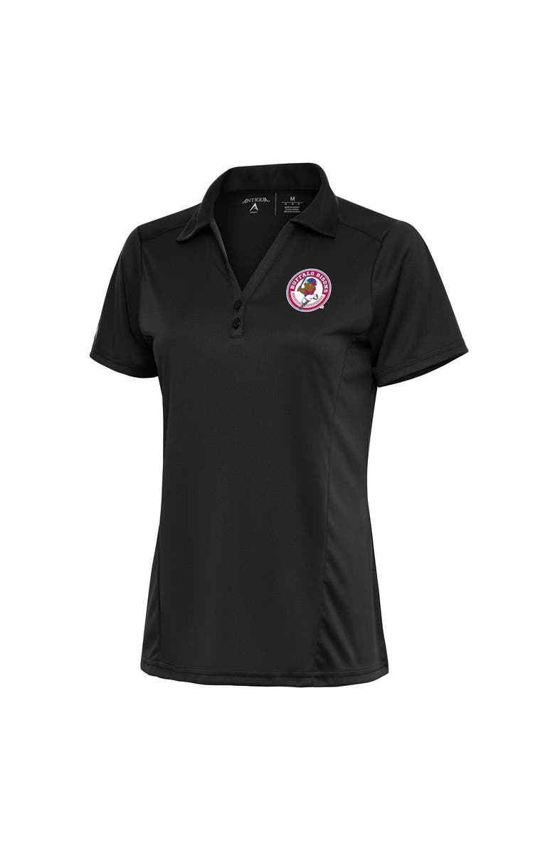 ANTIGUA Women's Antigua Charcoal Buffalo Bisons Tribute Polo, Main, color, 