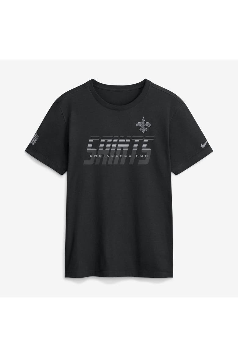 Men's Nike Black New Orleans Saints Sideline Dri-FIT T-Shirt, Main, color, Black