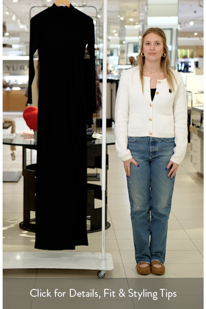 Butter Turtleneck Long Sleeve Maxi Dress video