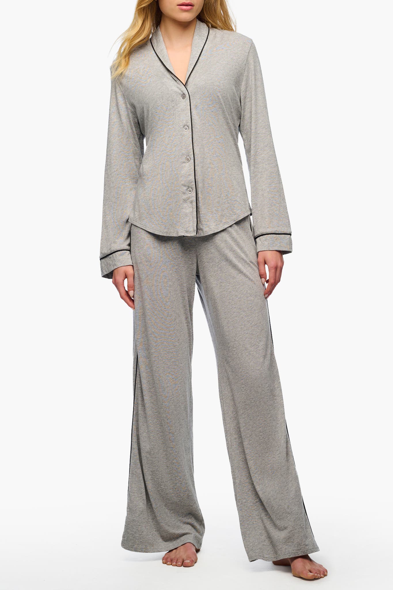 HEATHER GRAY/BLACK