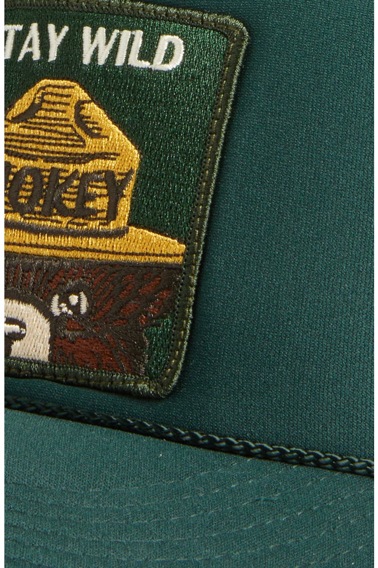Stay Wild Trucker Hat, Alternate, color, GREEN
