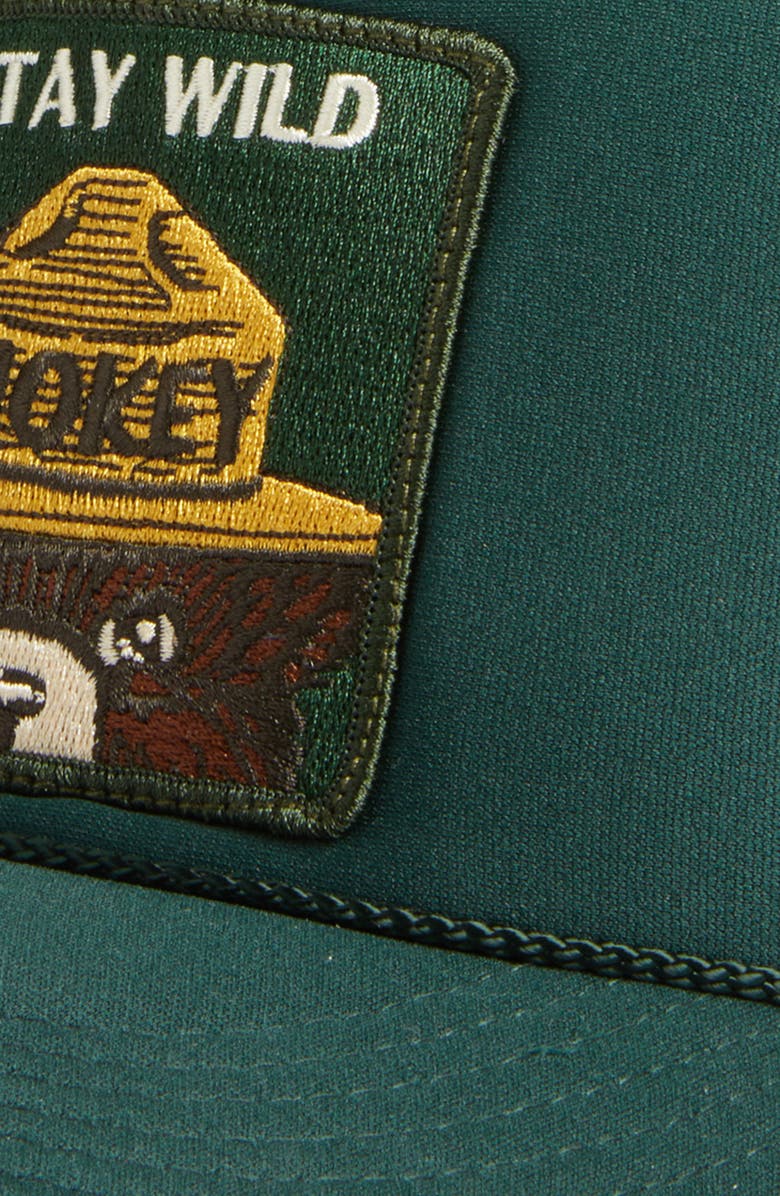 Friday Feelin’ Stay Wild Trucker Hat, Alternate, color, Green
