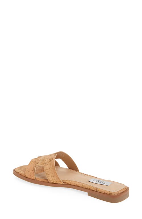 Steven New York Harlien Slide Sandal In Cork