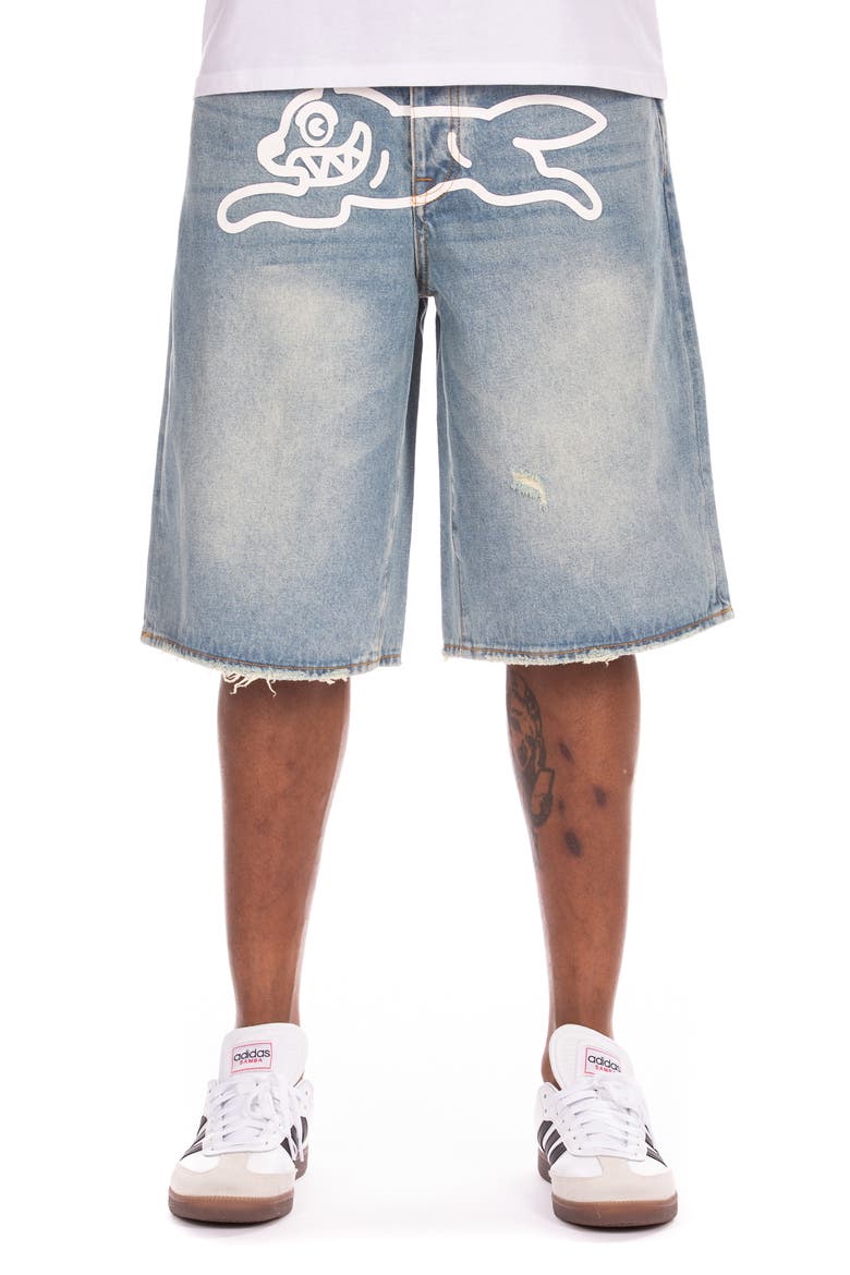 Balboa Denim Shorts, Main, color, BLUE DREAM