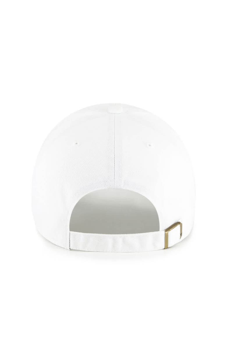 '47 Men's '47 White Pitt Panthers Clean Up Adjustable Hat, Alternate, color, White