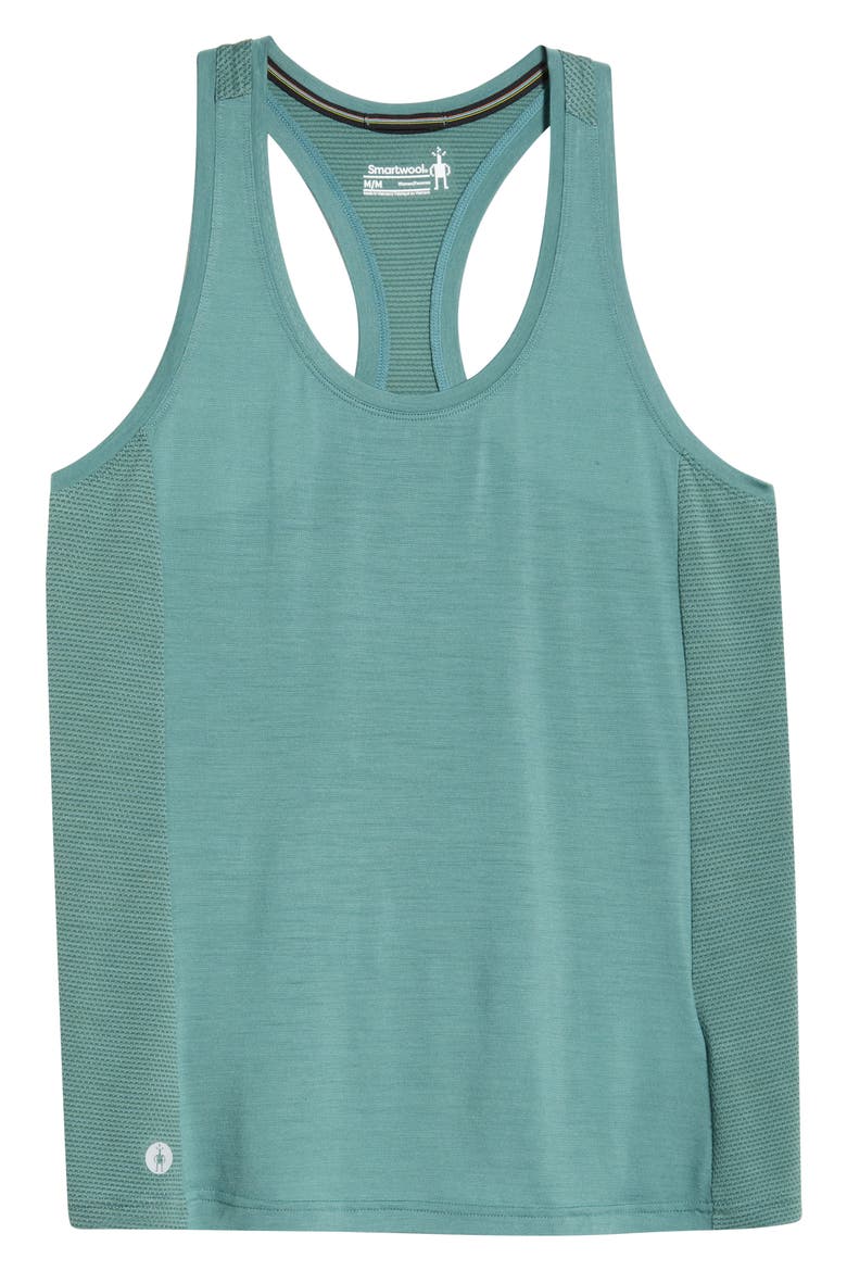Active Mesh Racerback Tank, Alternate, color, DUSTY TEAL